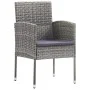 Juego de comedor para jardín 3 piezas gris de vidaXL, Conjuntos de jardín - Ref: Foro24-3068723, Precio: 205,34 €, Descuento: %