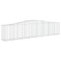 Gabionenkörbe 6 Stück Bogenform Eisen 400x50x80/100 cm von vidaXL, Töpfe und Pflanzgefäße - Ref: Foro24-3145947, Preis: 908,1...