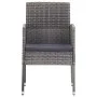 Juego de comedor para jardín 3 piezas gris de vidaXL, Conjuntos de jardín - Ref: Foro24-3068723, Precio: 205,34 €, Descuento: %