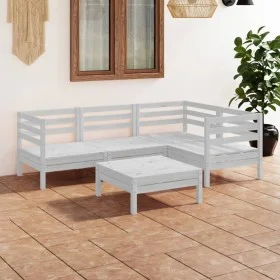 Garden furniture set 5 pieces solid white pine wood by vidaXL, Garden sets - Ref: Foro24-3082693, Price: 257,49 €, Discount: %