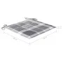 Gartenstühle 8 Stk. Kissen aus massivem Teakholz graue Quadrate von vidaXL, Gartenstühle - Ref: Foro24-3073072, Preis: 1,00 €...