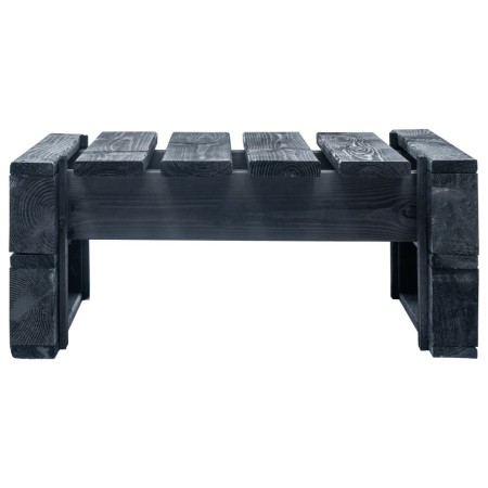 Schwarzer Hocker aus Holzpaletten für den Garten von vidaXL, Hocker für den Außenbereich - Ref: Foro24-45761, Preis: 49,40 €,...