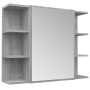 Sonoma gray plywood bathroom mirror cabinet 80x20.5x64 cm by vidaXL, bathroom vanities - Ref: Foro24-815523, Price: 89,13 €, ...