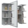 Badezimmerspiegelschrank aus grauem Sonoma-Sperrholz, 80 x 20,5 x 64 cm von vidaXL, Badezimmerwaschtische - Ref: Foro24-81552...
