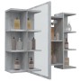 Sonoma gray plywood bathroom mirror cabinet 80x20.5x64 cm by vidaXL, bathroom vanities - Ref: Foro24-815523, Price: 89,13 €, ...