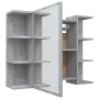 Badezimmerspiegelschrank aus grauem Sonoma-Sperrholz, 80 x 20,5 x 64 cm von vidaXL, Badezimmerwaschtische - Ref: Foro24-81552...