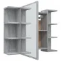 Badezimmerspiegelschrank aus grauem Sonoma-Sperrholz, 80 x 20,5 x 64 cm von vidaXL, Badezimmerwaschtische - Ref: Foro24-81552...