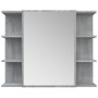 Sonoma gray plywood bathroom mirror cabinet 80x20.5x64 cm by vidaXL, bathroom vanities - Ref: Foro24-815523, Price: 89,13 €, ...