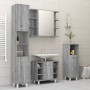 Sonoma gray plywood bathroom mirror cabinet 80x20.5x64 cm by vidaXL, bathroom vanities - Ref: Foro24-815523, Price: 89,13 €, ...