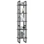 Estantería de 5 niveles madera de ingeniería gris 40x30x175 cm de vidaXL, Librerías y estanterías - Ref: Foro24-3081970, Prec...