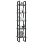 Estantería de 5 niveles madera de ingeniería gris 40x30x175 cm by vidaXL, Bookcases and shelves - Ref: Foro24-3081970, Price:...
