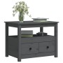 Solid gray pine wood coffee table 71x49x55 cm by vidaXL, Coffee table - Ref: Foro24-820938, Price: 106,42 €, Discount: %