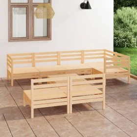 Garden furniture set 8 pieces solid pine wood by vidaXL, Garden sets - Ref: Foro24-3082752, Price: 337,63 €, Discount: %