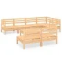 Gartenmöbel-Set 8-teilig aus massivem Kiefernholz von vidaXL, Gartensets - Ref: Foro24-3082752, Preis: 337,63 €, Rabatt: %