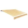 Gelb-weiße Segeltuchmarkise 4x3 m (ohne Struktur) von vidaXL, Markisen - Ref: Foro24-141017, Preis: 50,51 €, Rabatt: %