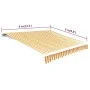 Yellow and white canvas awning 4x3 m (without structure) by vidaXL, Awnings - Ref: Foro24-141017, Price: 50,51 €, Discount: %