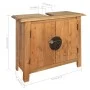 5-teiliges Badezimmermöbel-Set aus massivem Kiefernholz von vidaXL, Badezimmermöbel - Ref: Foro24-275425, Preis: 922,26 €, Ra...