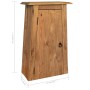 5-teiliges Badezimmermöbel-Set aus massivem Kiefernholz von vidaXL, Badezimmermöbel - Ref: Foro24-275425, Preis: 912,17 €, Ra...