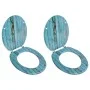 Asientos inodoro tapas 2 uds MDF madera vieja de vidaXL, Asientos de inodoros y bidés - Ref: Foro24-275913, Precio: 74,25 €, ...