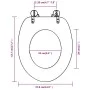 Toilet seats covers 2 pcs MDF old wood by vidaXL, Toilet and bidet seats - Ref: Foro24-275913, Price: 74,32 €, Discount: %