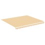 Replacement fabric for yellow and white awning 4x3.5 m by vidaXL, Awnings - Ref: Foro24-311938, Price: 54,78 €, Discount: %