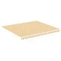 Replacement fabric for yellow and white awning 4x3.5 m by vidaXL, Awnings - Ref: Foro24-311938, Price: 56,77 €, Discount: %
