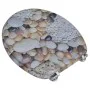 Asientos de inodoro con tapas 2 uds MDF piedras de vidaXL, Asientos de inodoros y bidés - Ref: Foro24-275918, Precio: 77,40 €...
