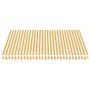 Replacement fabric for yellow and white awning 4x3.5 m by vidaXL, Awnings - Ref: Foro24-311938, Price: 56,77 €, Discount: %