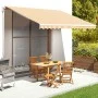 Ersatzstoff für gelb-weiße Markise 4,5x3,5 m von vidaXL, Markisen - Ref: Foro24-311940, Preis: 71,95 €, Rabatt: %