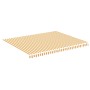 Ersatzstoff für gelb-weiße Markise 4,5x3,5 m von vidaXL, Markisen - Ref: Foro24-311940, Preis: 78,49 €, Rabatt: %