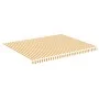 Replacement fabric for yellow and white awning 4.5x3.5 m by vidaXL, Awnings - Ref: Foro24-311940, Price: 65,73 €, Discount: %