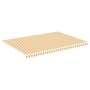 Replacement fabric for yellow and white awning 5x3.5 m by vidaXL, Awnings - Ref: Foro24-311942, Price: 77,92 €, Discount: %