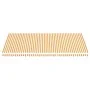 Replacement fabric for yellow and white awning 6x3.5 m by vidaXL, Awnings - Ref: Foro24-311944, Price: 81,65 €, Discount: %