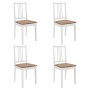 5-teiliges Esszimmermöbel-Set aus weißem MDF von vidaXL, Möbelsets für Küchen und Esszimmer - Ref: Foro24-276402, Preis: 467,...