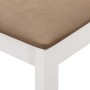 5-teiliges Esszimmermöbel-Set aus weißem MDF von vidaXL, Möbelsets für Küchen und Esszimmer - Ref: Foro24-276402, Preis: 467,...