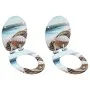 WC toilet seat 2 pcs soft close lid MDF shell design by vidaXL, Toilet and bidet seats - Ref: Foro24-276992, Price: 79,73 €, ...