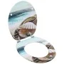 Toilet seat WC 2 units MDF lid shell design by vidaXL, Toilet and bidet seats - Ref: Foro24-276993, Price: 80,80 €, Discount: %