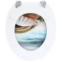 Toilet seat WC 2 units MDF lid shell design by vidaXL, Toilet and bidet seats - Ref: Foro24-276993, Price: 80,80 €, Discount: %
