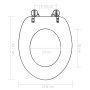 WC WC-Sitz 2 Stk. MDF Deckelschale Ausführung von vidaXL, Toiletten- und Bidetsitze - Ref: Foro24-276993, Preis: 82,53 €, Rab...