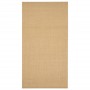 Alfombra de sisal natural 80x150 cm
