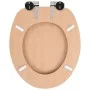 WC toilet seat 2 pcs soft close lid MDF bamboo design by vidaXL, Toilet and bidet seats - Ref: Foro24-276994, Price: 90,98 €,...