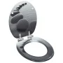 WC toilet seat 2 pcs soft closing lid MDF rock design by vidaXL, Toilet and bidet seats - Ref: Foro24-276996, Price: 84,22 €,...