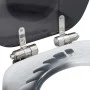 WC toilet seat 2 pcs soft closing lid MDF rock design by vidaXL, Toilet and bidet seats - Ref: Foro24-276996, Price: 84,22 €,...