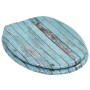 WC toilet seat 2 pcs soft closing lid MDF old wood by vidaXL, Toilet and bidet seats - Ref: Foro24-276999, Price: 85,63 €, Di...