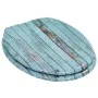 WC toilet seat 2 pcs soft closing lid MDF old wood by vidaXL, Toilet and bidet seats - Ref: Foro24-276999, Price: 84,60 €, Di...