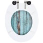 WC toilet seat 2 pcs soft closing lid MDF old wood by vidaXL, Toilet and bidet seats - Ref: Foro24-276999, Price: 85,63 €, Di...