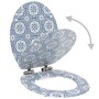 WC toilet seat 2 pcs soft closing lid MDF porcelain design by vidaXL, Toilet and bidet seats - Ref: Foro24-277002, Price: 97,...