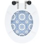WC toilet seat 2 pcs soft closing lid MDF porcelain design by vidaXL, Toilet and bidet seats - Ref: Foro24-277002, Price: 97,...