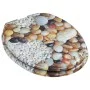WC toilet seat 2 pcs soft closing lid MDF stone design by vidaXL, Toilet and bidet seats - Ref: Foro24-277003, Price: 103,71 ...