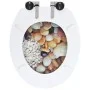 WC toilet seat 2 pcs soft closing lid MDF stone design by vidaXL, Toilet and bidet seats - Ref: Foro24-277003, Price: 103,71 ...